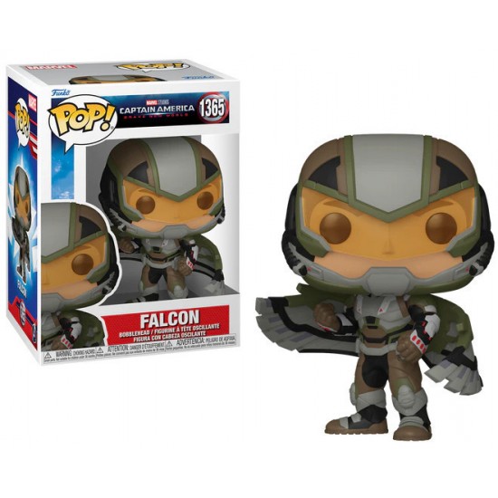 Funko Pop! Marvel: Captain America Brave New World - Falkon #1365 Bobble-Head Vinyl Figure