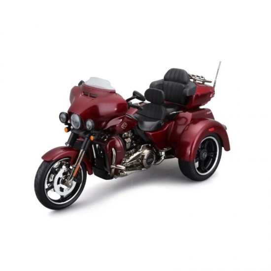 Maisto Harley Davidson Cvo Tri Glide 2021 1:12 Κόκκινη Μηχανή