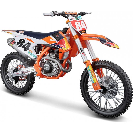 Maisto KTM 450 SX Μοτοσυκλέτα 1:6 Red Bull Supercross