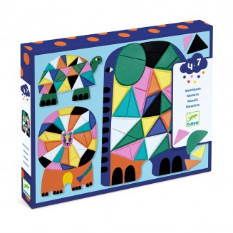 Μωσαϊκό με επαναχρησιμοποιούμενα αυτοκόλλητα 