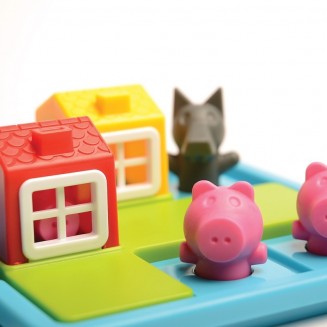 Επιτραπέζιο Παιχνίδι Three Little Piggies για 1 Παίκτη 3+ Ετών SG023 (EN) Smart Games