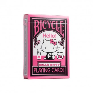 Τράπουλα Bicycle - Hello Kitty Black & Pink