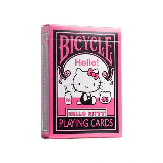 Τράπουλα Bicycle - Hello Kitty Black & Pink
